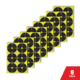 EZ-Aim Non-Adhesive Paper Splash Shooting Targets, 6 Spot Bullseyes, 8-Pack, Black/Chartreuse, 12 in x 18 in, 15355