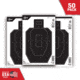 EZ-Aim Paper Shooting Targets, IPSC Silhouette, Peel Away Target Pad, 12inW x 18inH, 50-Pack, Black/White, 15551-50