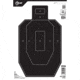 EZ-Aim Paper Shooting Targets, IPSC Silhouette, Peel Away Target Pad, 12inW x 18inH, 50-Pack, Black/White, 15551-50