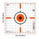 EZ-Aim Rigid Paper Shooting Targets, Sight-In Grid, 10-Targets Per Pack, Orange/White, 15576