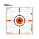 EZ-Aim Rigid Paper Shooting Targets, Sight-In Grid, 10-Targets Per Pack, Orange/White, 15576
