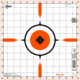 EZ-Aim Rigid Paper Shooting Targets, Sight-In Grid, 10-Targets Per Pack, Orange/White, 15576
