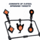 EZ-Aim Rimfire &amp; Airgun Target Kit, Black/Red, 15665