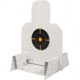 EZ-Aim Silhouette Splash Shooting Kit &amp; Target Stand, 6in Square Adhesive Targets, Black/Orange, 13.5W x 17.5H, 15379