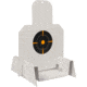 EZ-Aim Silhouette Splash Shooting Kit &amp; Target Stand, 6in Square Adhesive Targets, Black/Orange, 13.5W x 17.5H, 15379