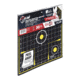 EZ-Aim Splash Reactive Paper Shooting Targets, Sight-In Grid, Peel Away Target Pad, 12.5in Square, 30-Pack, Black/Chartreuse, 15211-30