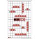 EZ2C Targets Style 22 Targets, Red and Black Ink, 11x17in