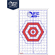 EZ2C Targets OP Exclusive EZ2C Targets Style H14B, Red/Blue, 25 Pack, EZ2CH14B