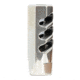 Watchtower Firearms Flat Faced Compensator Muzzle Brake, 5.56 Cal, 1/2x28, PVD Coated, Silver, CMB-556-FS