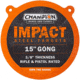 Champion Traps and Targets Impact Steel Gong Target - Rigle Rated, 15in, 44913C
