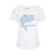 Simms Fishing Products Floral Bass T-Shirts - Womens, White, XS, 13537-100-10