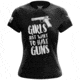 We the People Holsters Girls Just Want To Have Guns Womens Short Sleeve Shirt EA0800BB, 6549657911394