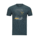 Forloh Tamarack Unisex Tees, Black Aqua, L, 10731V2-BA-L
