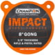 Champion Traps and Targets Impact Steel Gong Target - Rigle Rated, 8in, 44903C