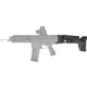 F5 MFG CZ Bren 2 ACR Modular Stock System w/ Adapter, Black, 3in x 6in x10 in, F5-ACR-CZB-BLK