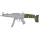 F5 MFG MP-5 ACR Stock System w/ Adapter, Olive Drab Green, 3in x 6in x10 in, F5-ACR-MP5-ODG
