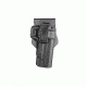 FAB Defense Level 2 Retention OWB Belt/Paddle Holster, 1911 Models, Ambidextrous Hand, Black, SC-1911RB