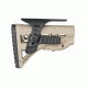 FAB Defense Adjustable Cheek Riser with Picatinny Rail for GL-Shock, Flat Dark Earth FX-GSPCPT