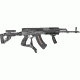 FAB Defense AK-47 Quick Deployment Bipod with Integrated AGR-47 Pistol Grip, Black, FX-AKPODB