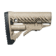 FAB Defense AR-15/M4 Stock With Battery Storage And Rubber Buttpad, Flat Dark Earth, FX-GLR16T