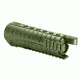 FAB Defense AR-15 Polymer 3 Rail Handguard Gun Grip, OD Green, FX-FGR3G