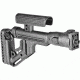 FAB Defense Folding Tactical Buttstock w/ Cheek Riser for VZ58 Polymer Joint, Black, UAS-VZP, EDEMO1