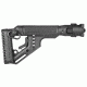 FAB Defense Folding Tactical Buttstock w/ Cheek Riser for VZ58 Polymer Joint, Black, UAS-VZP, EDEMO1