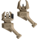 FAB Defense Top Mounted Deployable Front and Rear Sight for Right Hand, Flat Dark Earth, fx-frbsost
