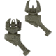 FAB Defense Top Mounted Deployable Front and Rear Sight for Right Hand, OD Green, fx-frbsosg