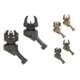 FAB Defense Front And Rear Set of Offset Flip-Up Sights, Right Hand, Black, FDE, OD Green