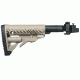 FAB Defense Galil-Style Folding, Collapsible Buttstock for AK47 - Metal Joint, Flat Dark Earth, FX-M4AKT