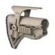FAB Defense GLSHOCKCP Recoil-Reducing M4/M16 Buttstock, w/Cheek Rest, Flat Dark Earth, FX-GLSHOCKCPT