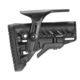 FAB Defense AR-15/M4 Stock With Adjustable Cheek Riser Battery Storage And Rubber Buttpad