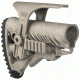 FAB Defense GLR16 with a GCP Cheek Riser and GPCP Picatinny Rail Adaptor, Flat Dark Earth, FX-GLR16PCPT