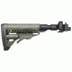 FAB Defense M4 Folding, Collapsible Buttstock w/ Shock Absorber for AK47 - Polymer Joint, OD Green, FX-M4AKPSB