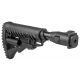Open Box, Dealer Demo, FAB Defense M4 Folding Collapsible Buttstock w/ Shock Absorber for Zastava M70 B1, B3 / M77 B1, Black, FX-M4ZASSB