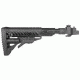 FAB Defense M4 Folding, Collapsible Buttstock w/ Shock Absorber for AK47 (Metal Joint), Black M4AK SB-B