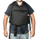 FAB Defense Masada Bulletproof Backpack Full Body Armor/Bulletproof Vest, Level IIIA, Black/Grey/Red, Masada-Val