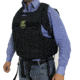 FAB Defense Masada Bulletproof Backpack Full Body Armor/Bulletproof Vest, Level IIIA, Black/Grey/Red, Masada-Val