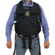 FAB Defense Masada Bulletproof Backpack Full Body Armor/Bulletproof Vest, Level IIIA, Black/Grey/Red, Masada-Val