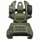 FAB Defense Top Mounted Deployable Rear Sight, Olive Drab Green, FX-RBSG