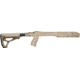 FAB Defense Ruger 10/22 Collapsible Stock Conversion Kit, Flat Dark Earth, FX-M4R1022T