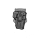 Scorpus M1 Level II Retention OWB Belt/Paddle Holster, Glock 20/Glock 37/Glock 29/Glock 38/Glock 30/Glock 36/Glock 39/Glock 21/Glock 40, Left Hand, Matte, Black, SC-G21RLHB