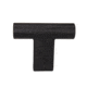 RTS Targets T-J T - Connector for Round Target Pole,Black, fx-tj
