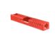 FAB Defense Tactic Skin Slide Cover For Glock 17, Red, FX-TACS17R