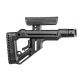 Open Box, Dealer Demo, FAB Defense Tactical Buttstock w/ Cheek Riser for SAIGA Joint, Black, FX-UASSAIGA