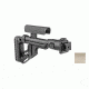 FAB Defense Tactical Folding Buttstock w/ Cheek Riser for AKS-7U Krinkov (Polymer Joint), Flat Dark Earth FX-UASAKST