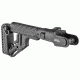FAB Defense Tactical Folding Buttstock w/ Cheek Riser for AKMS (Polymer Joint), Black fx-uasakms