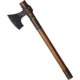 Factory X Tomahawk, 6 black finish carbon steel axe head with 4.5 cu, Brown wood handle, XNH53LE