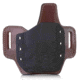 Falco Holsters KYDEX BELT HOLSTER ON LEATHER PLATFORM FOR GUN WITH LIGHT, 6203